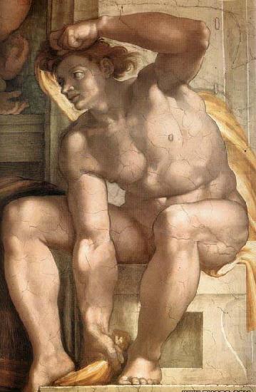 Ignudo, Michelangelo Buonarroti